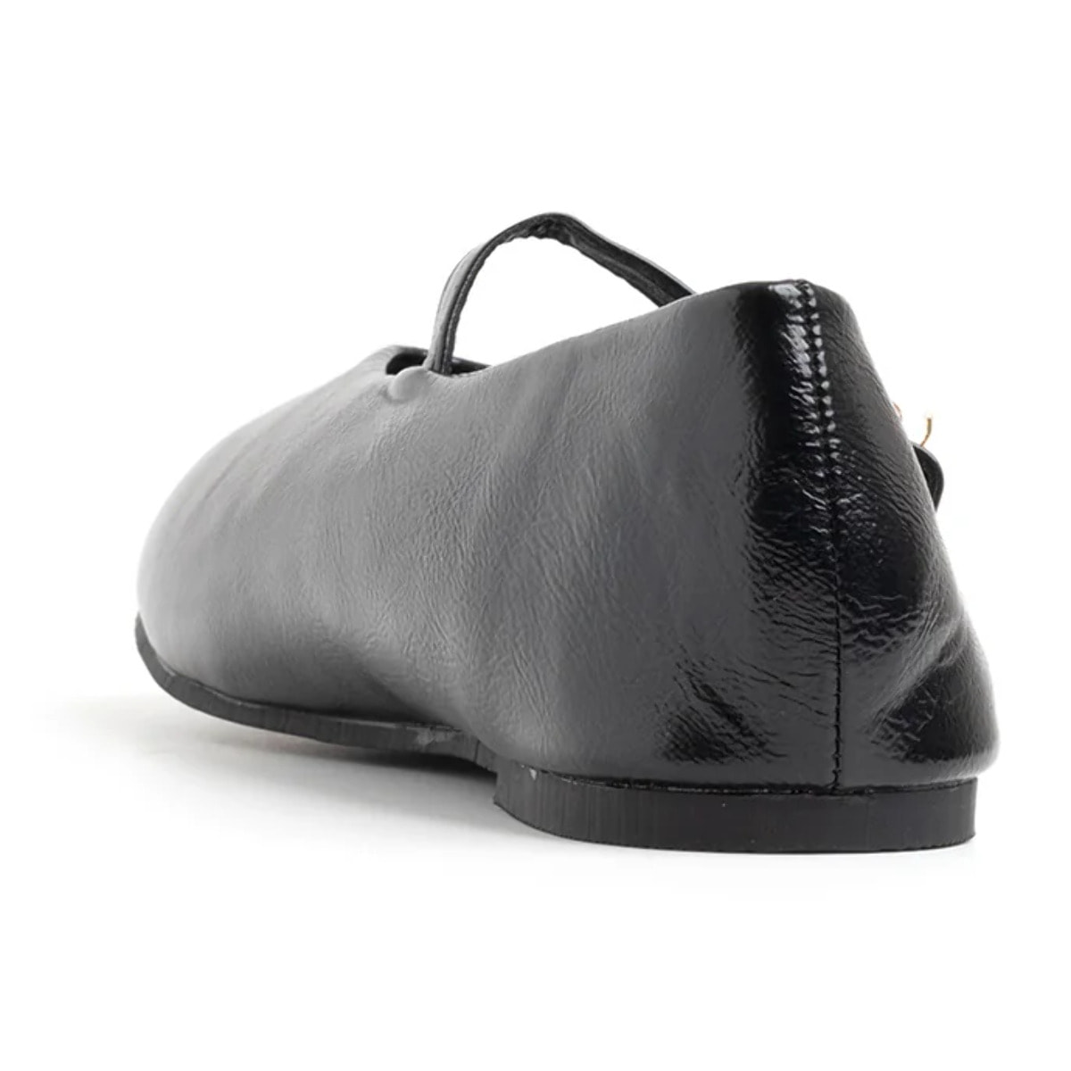 Ballerina classica con cinturino - NERO