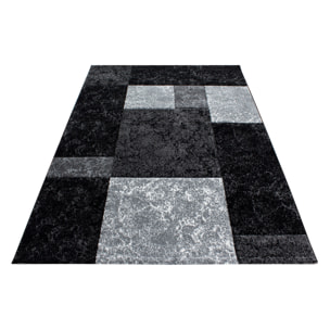 HAWAII - Tapis de salon à motif géométrique noir