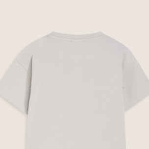 T-shirt comfort fit con pois glitter FREDDY