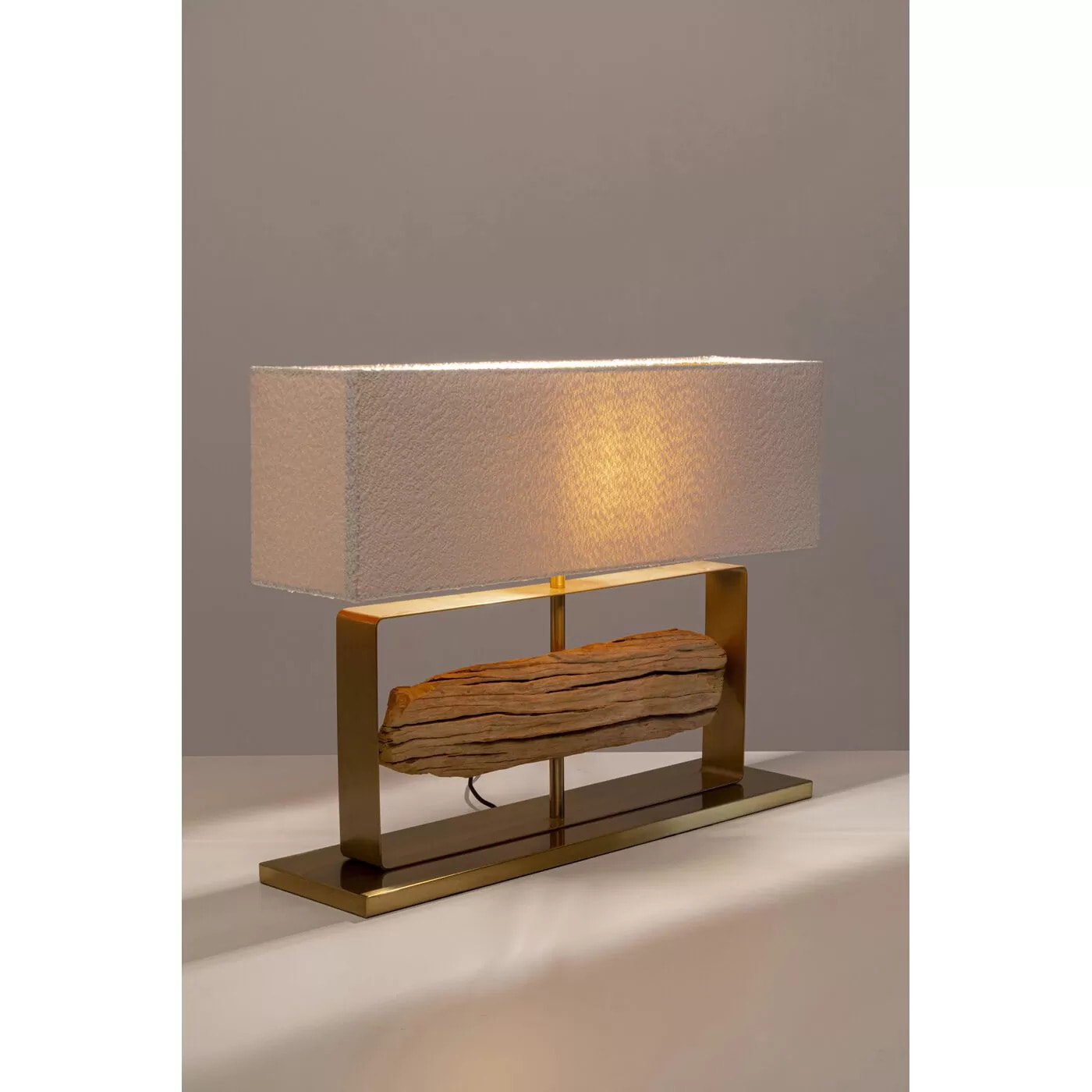 Lampe Nature 60cm dorée Kare Design