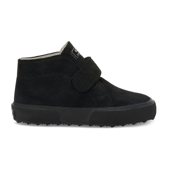 Superga - Botines Niño Negro - 2173 Kids Strap Suede