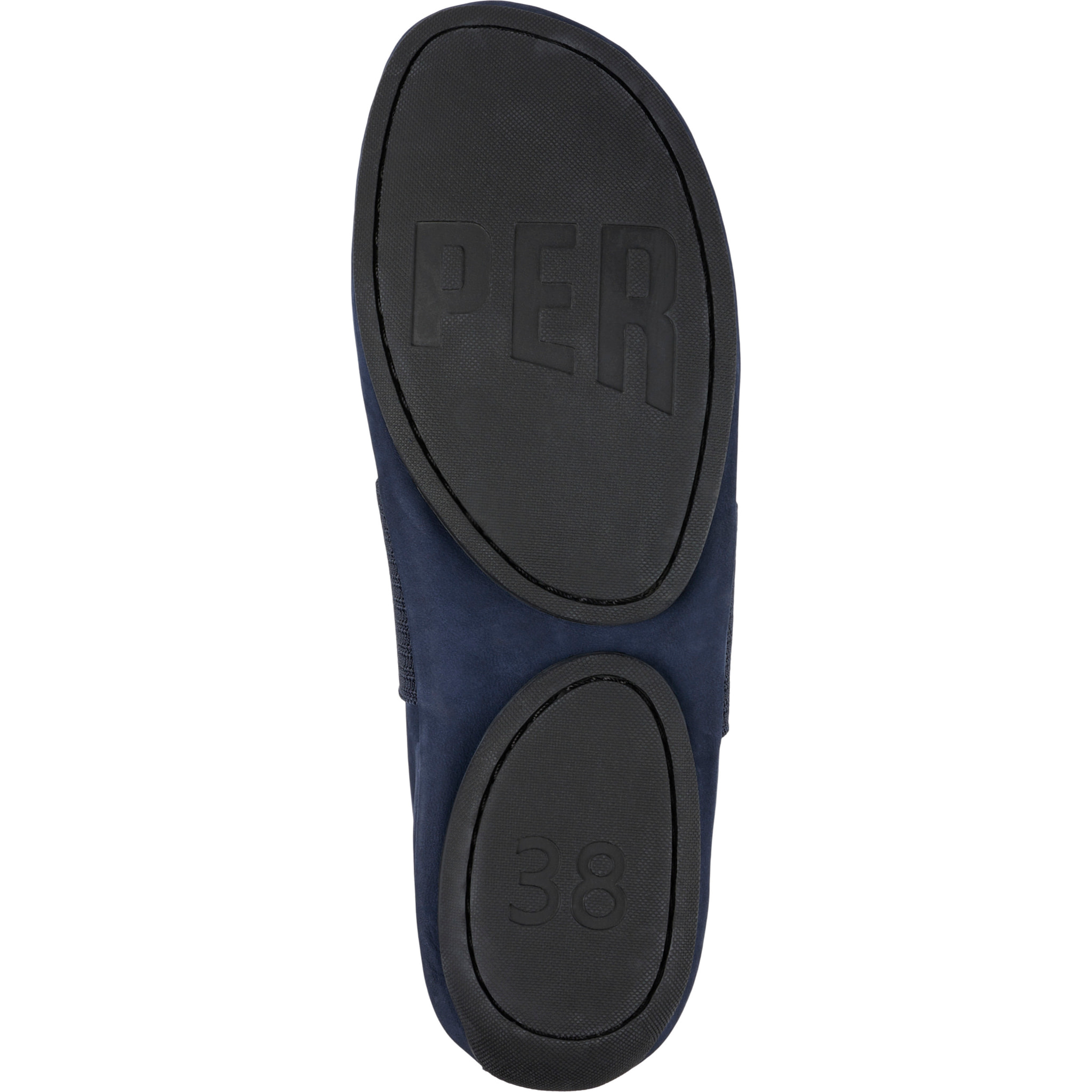 Ballerine - CAMPER Right Nina - Blu - Nubuck