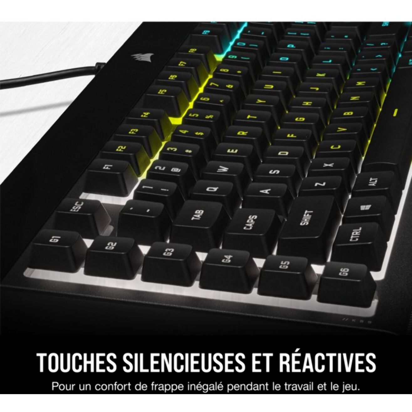 Clavier gamer CORSAIR K55 RGB Pro