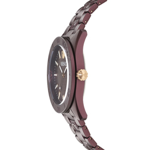 Versace Reloj Analógico De Cuarzo V-Dome Alluminium.timeles