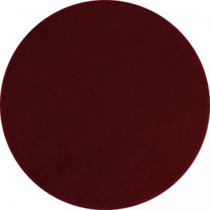 Tapis rond tissé motif uni JUFO