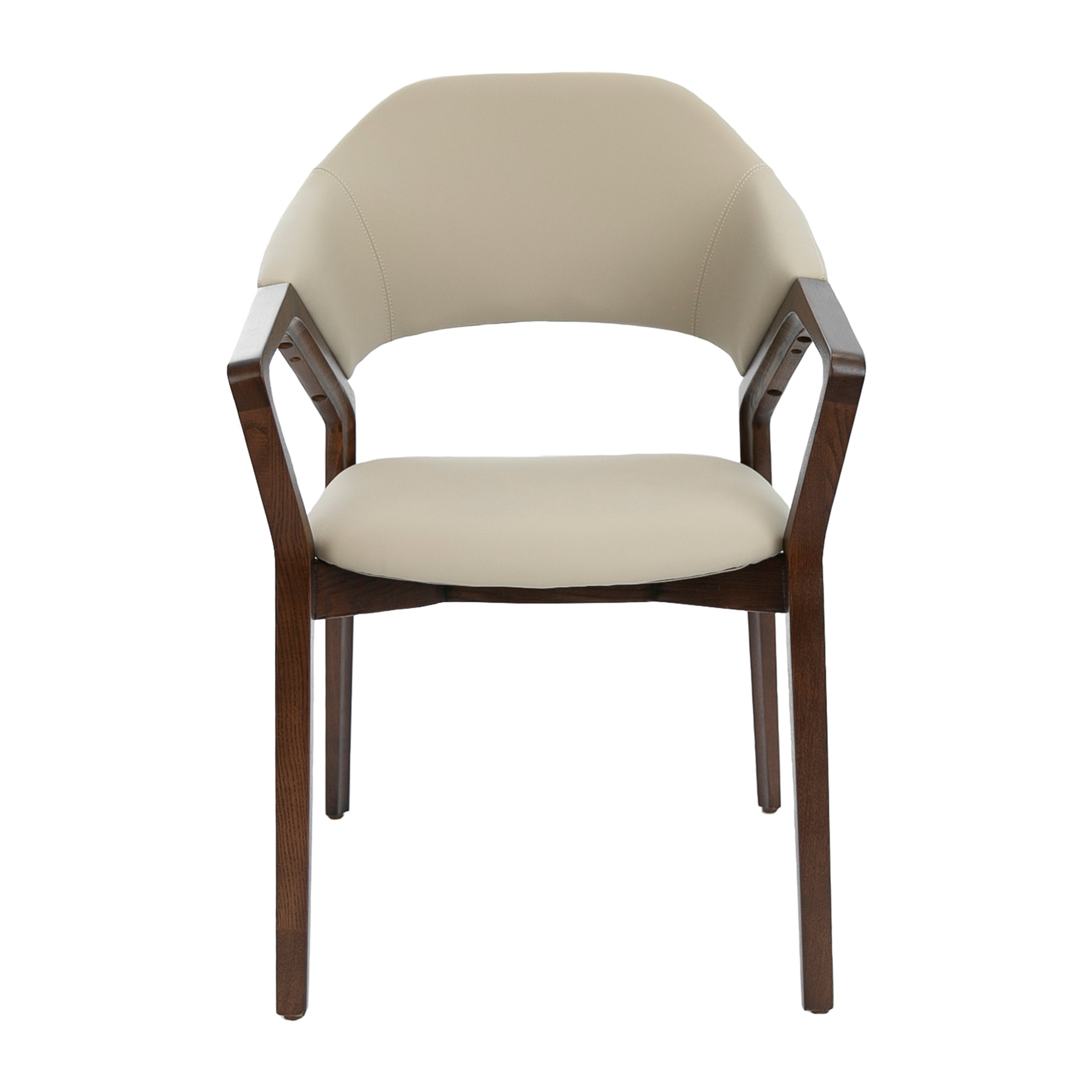 Silla de polipiel tapizada 57x58x80cm