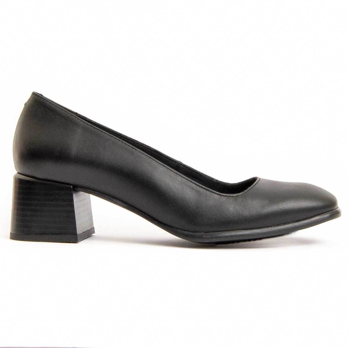 Zapato De Tacón - Negro - Altura: 5 Cm