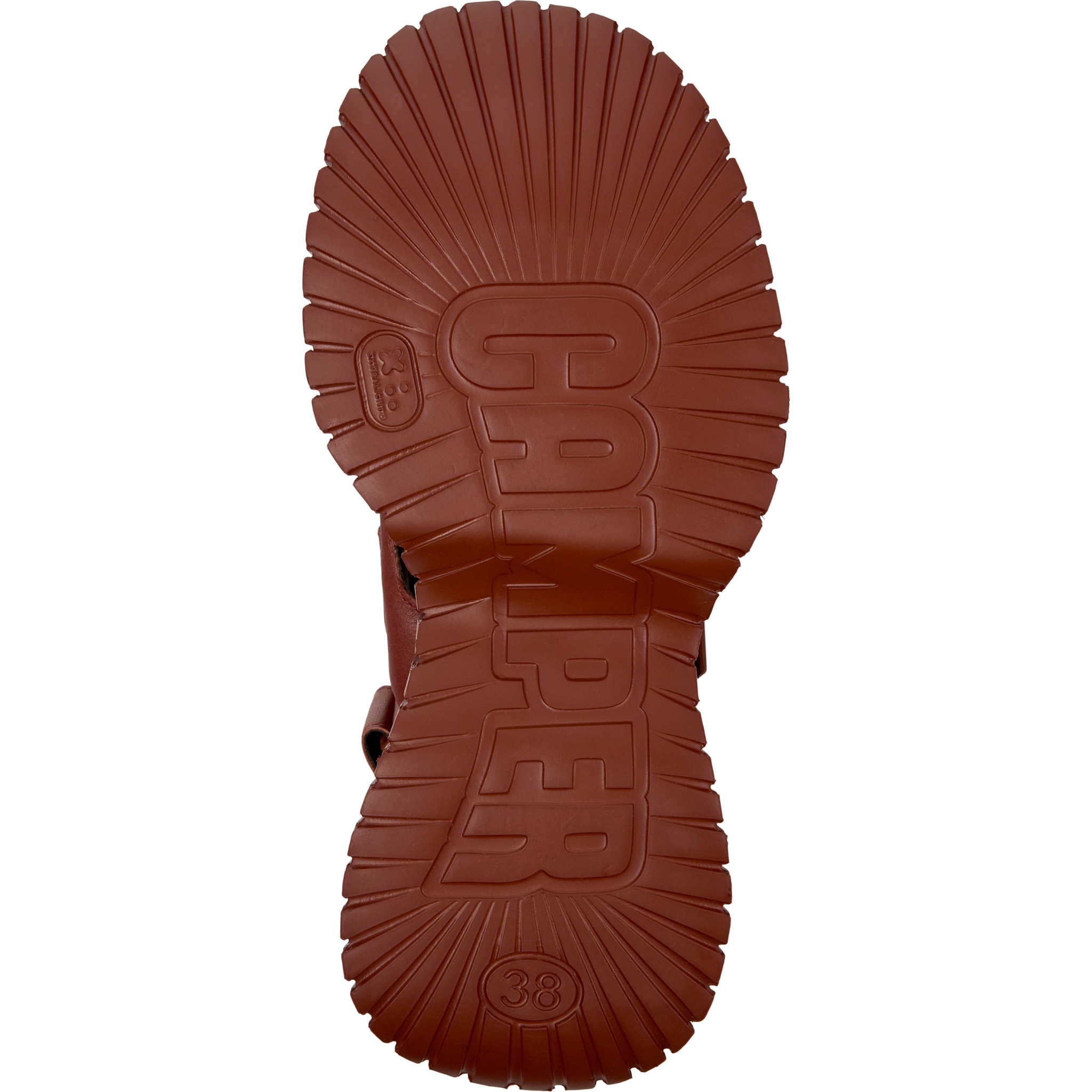 Sandalias - CAMPER BCN - Rojo - Cuero liso