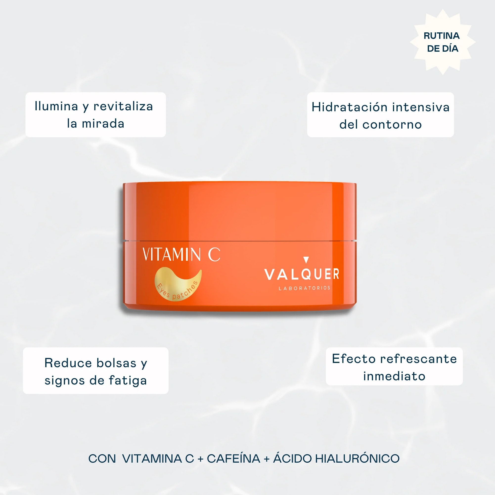 Parches para Contorno de Ojos con Vitamina C - 60 ud.