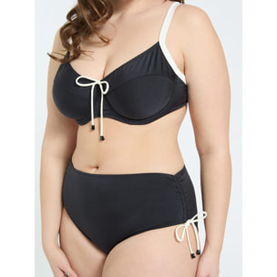 Fiorella Rubino - Bikini de dos piezas con detalles en contraste - Negro