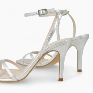 SANDALIAS PLATEADAS SIBAR