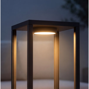 LEDS C4 Baliza Chillout Ip66 Rack Bollard Portable Rechargeable 150X150X300Mm Led 3W Sw