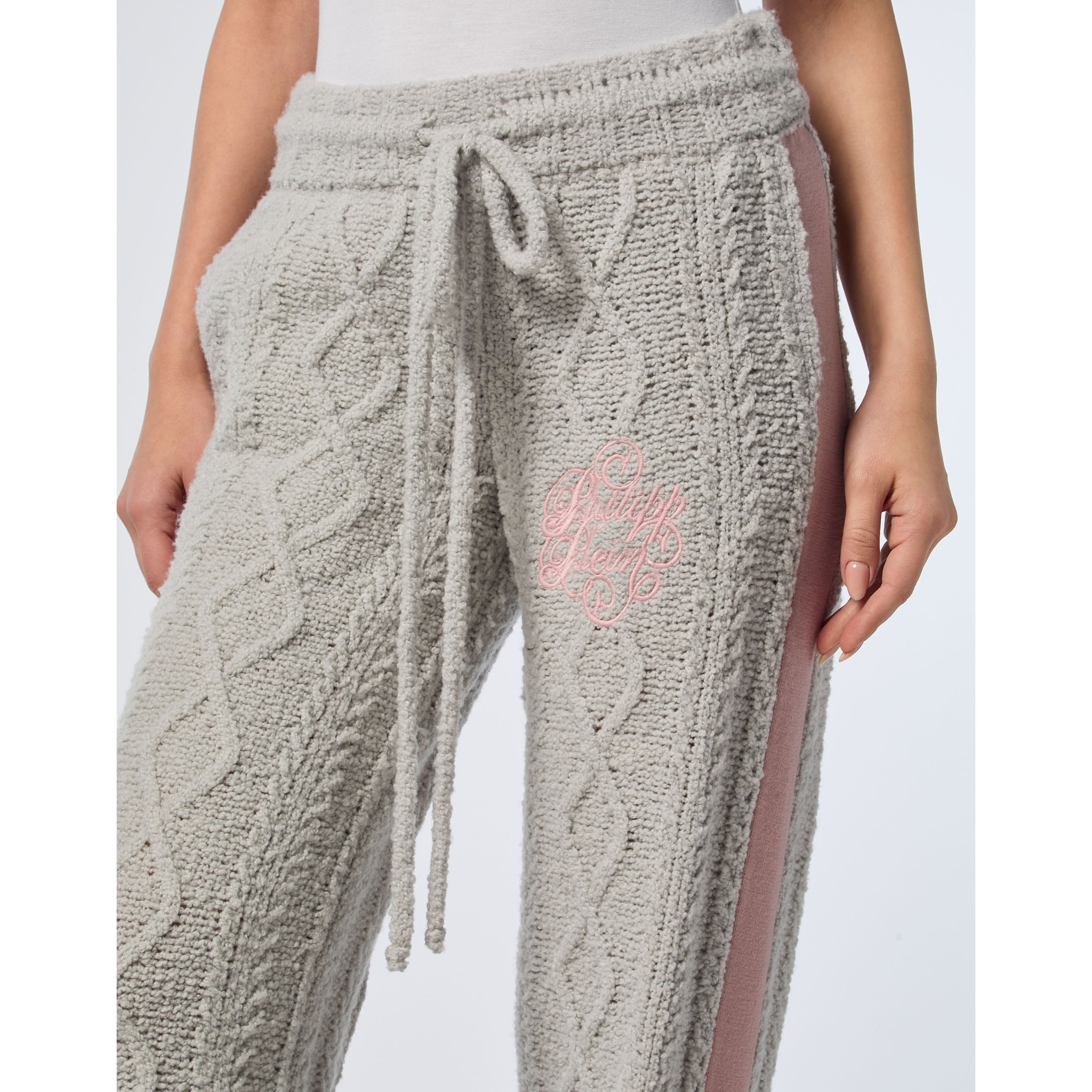 PHILIPP PLEIN Pantalones de jogging de punto SIGNATURE