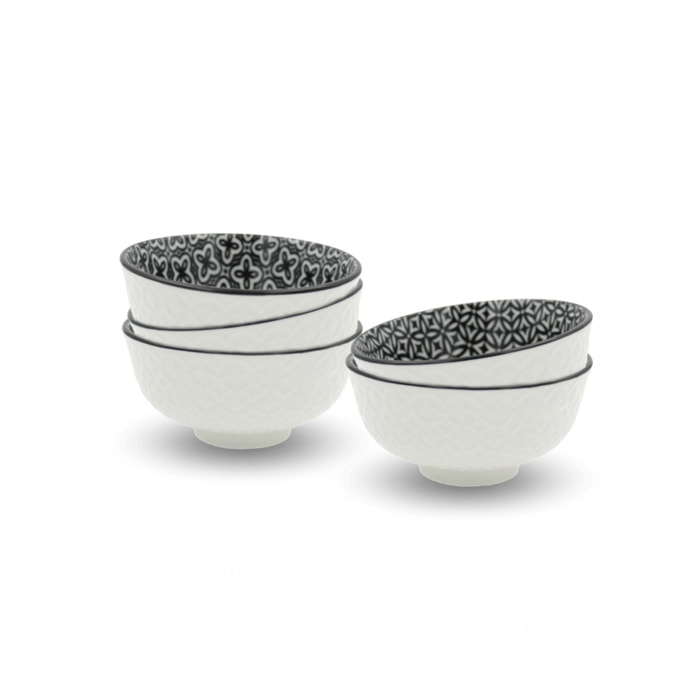 Lot de 6 petits bols, VILLA LES PINS