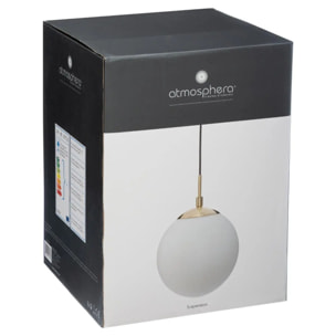 Suspension boule "Dris" métal doré D20cm