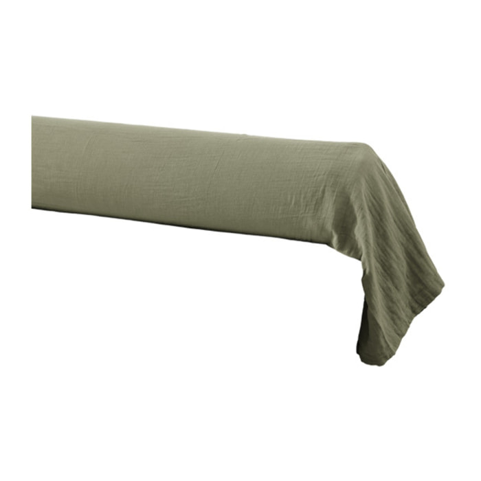 Housse de traversin en gaze de coton 85 x 185 cm - GAIA