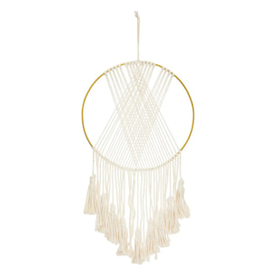 Déco murale "Soline" 36x77cm blanc