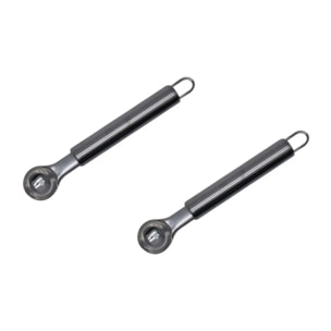 Set de 2 ustensiles de cuisine cuillère à melon en inox Fackelmann Elemental