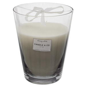 Bougie Parfumee Vase Gris Harmony H23cm
