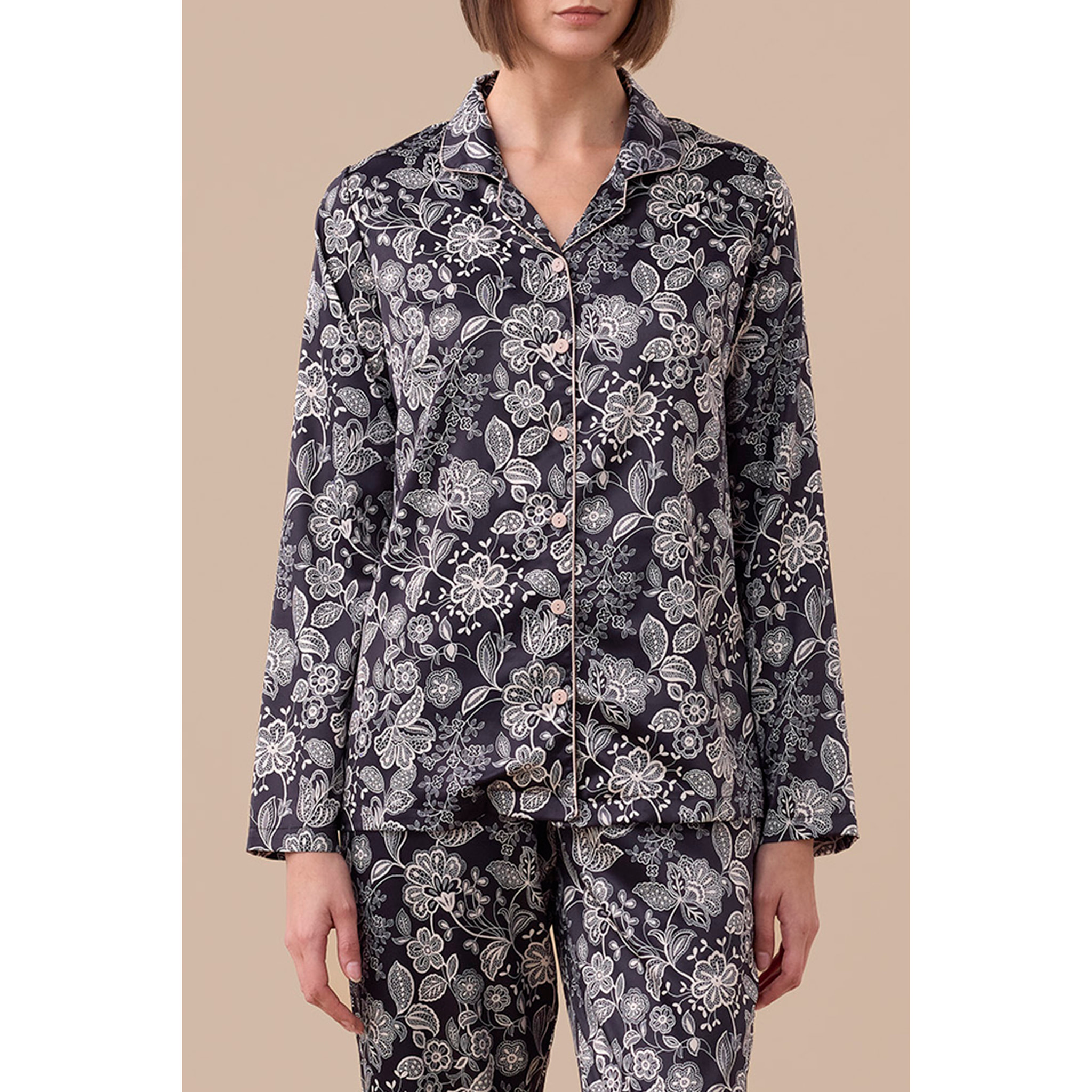 Pigiama donna in raso articolo poule. Noidinotte