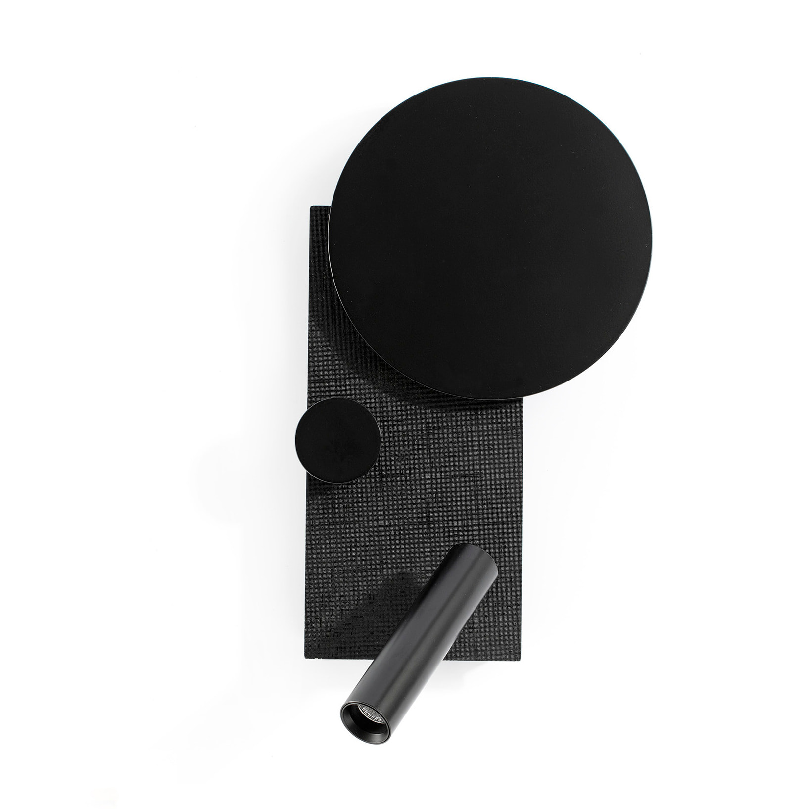 KLEE Lampe applique gauche noir avec lecteur