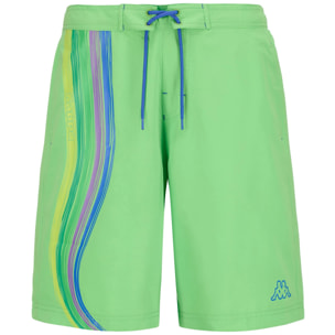 Kappa - Costumi da Bagno Uomo Verde - Logo Surf