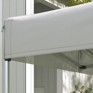 Techo de Carpa para Celebraciones 3x3 m Techo de Repuesto para Carpa Plegable de Tela Oxford con Techo Puntiagudo Impermeable y Anti-UV Blanco