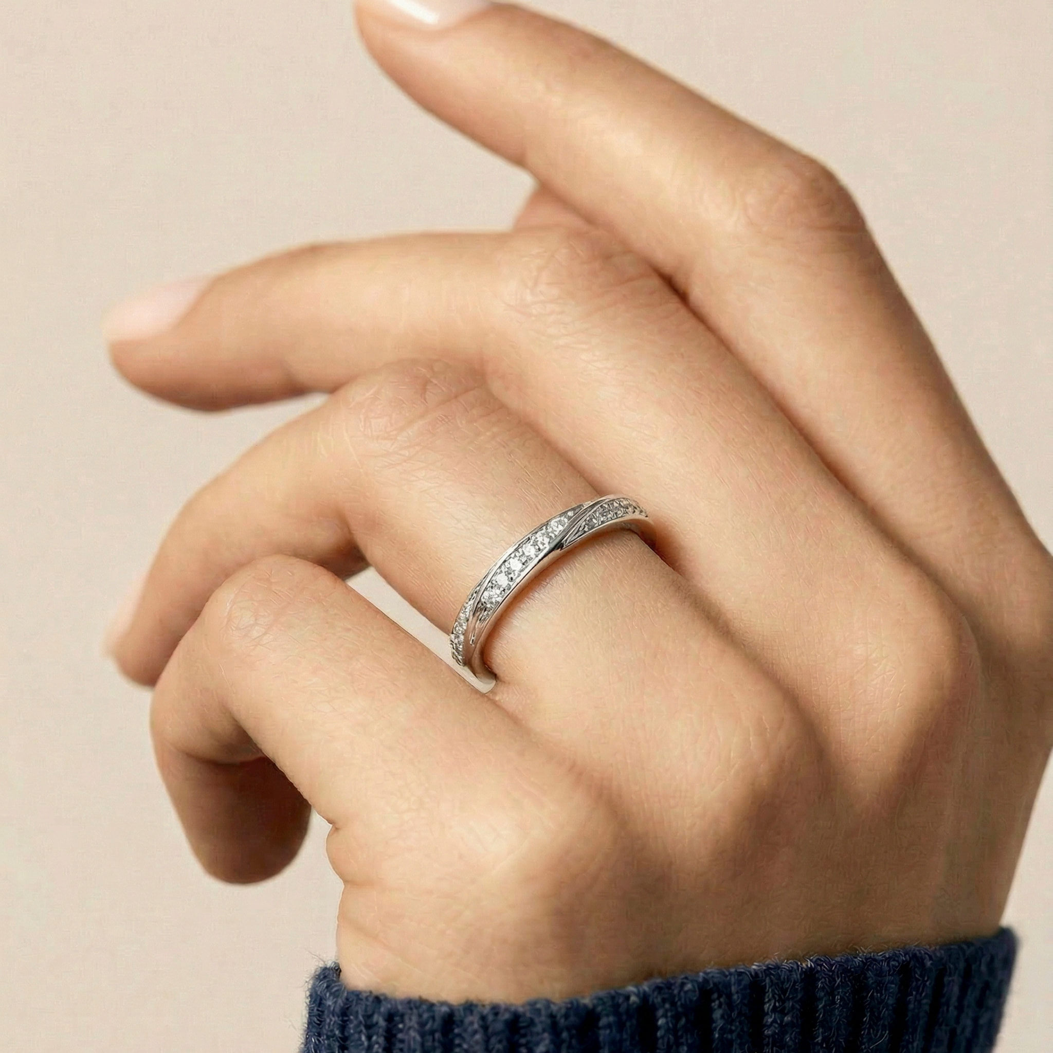 Anillo Frebal acabado plata