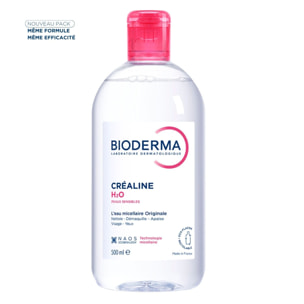 Créaline H2O - Eau Micellaire Démaquillante Sans Rinçage - Peaux Sensibles