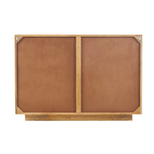 Commode en bois manguier massif 6 tiroirs L110 MATCHA