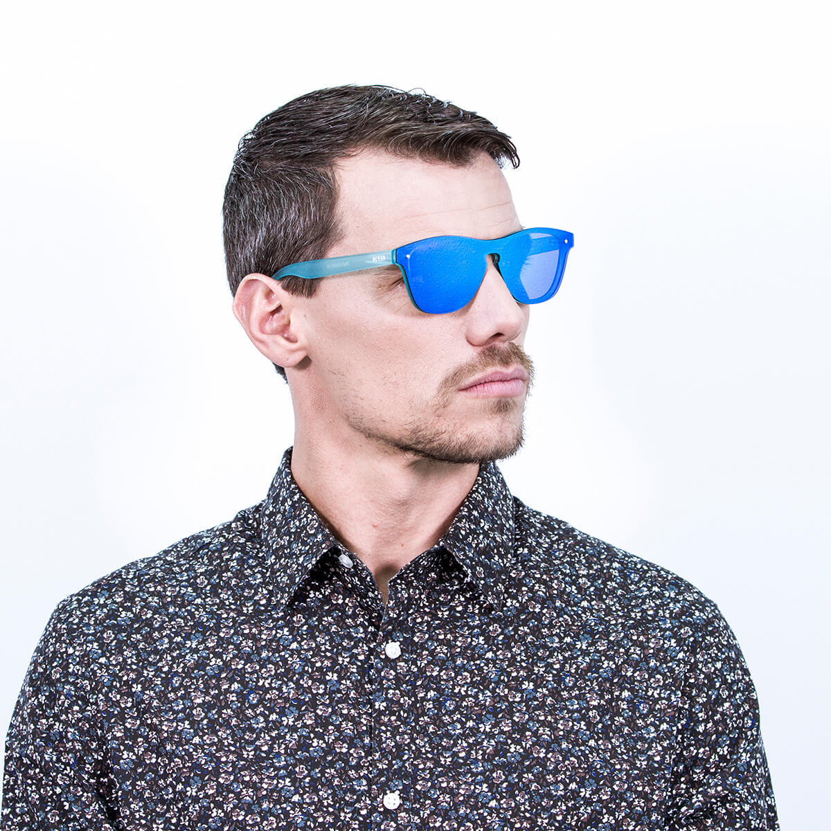 Gafas de sol OCEAN SOCOA - Transparente azul cielo mate / Plana revo azul cielo