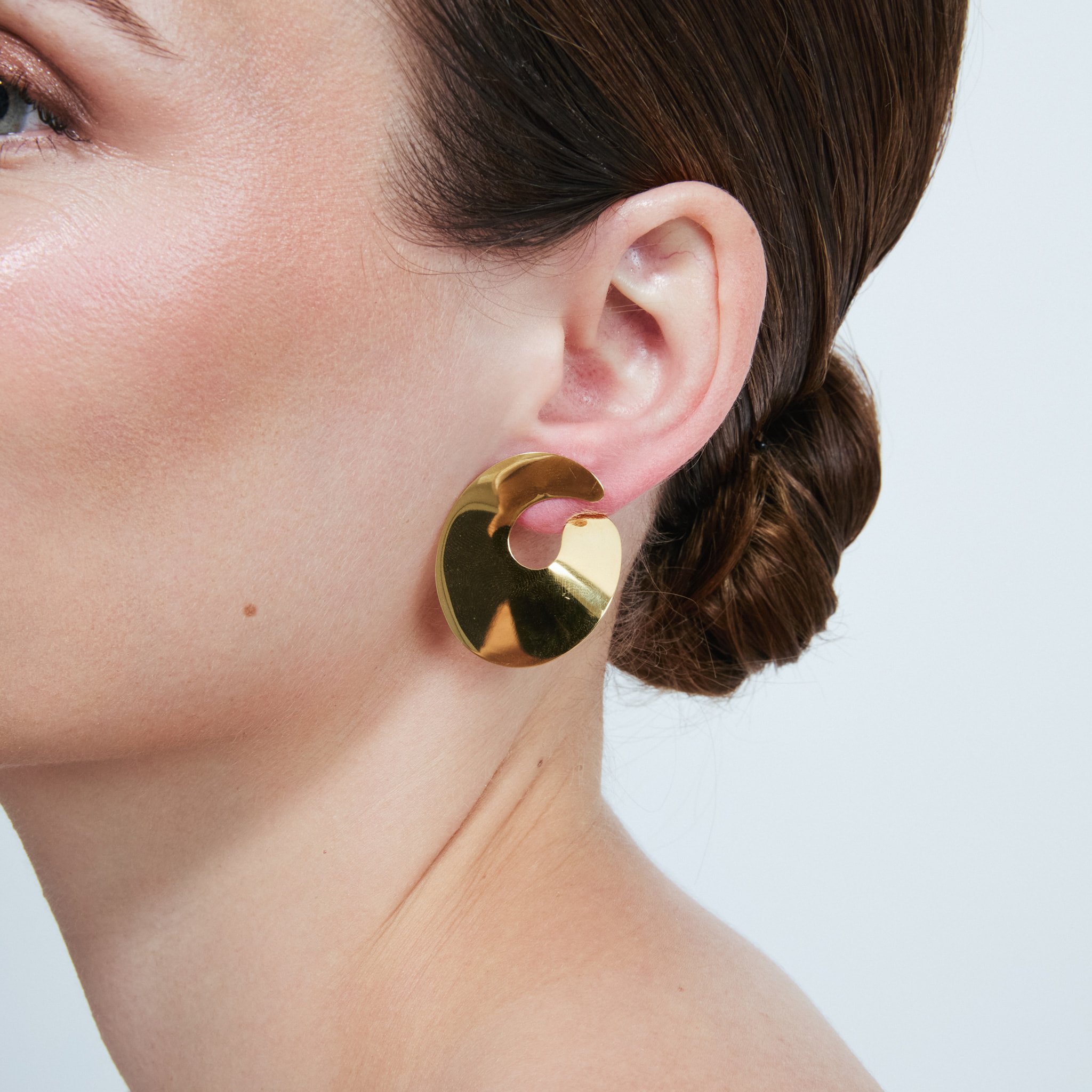 Pendientes Borka acabado oro amarillo 18k