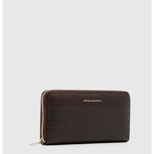 Piquadro Portafogli donna grande zip-around