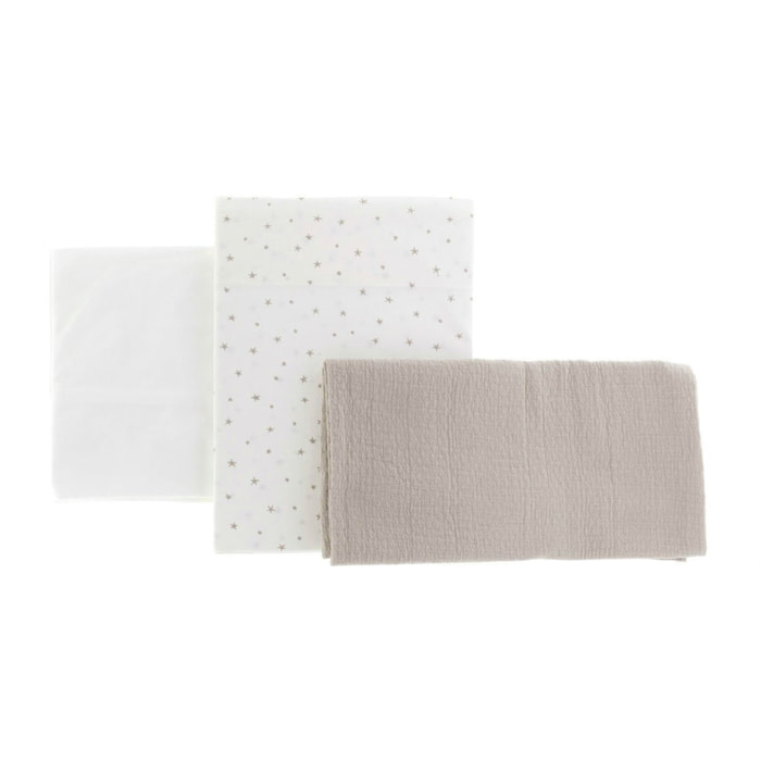 Cambrass Sabana Cuna 3 Pcs (Cuna 60) Magia