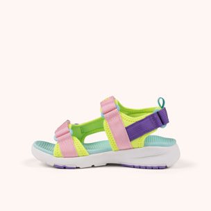 UNICH MINI YOYO 01 Sandalia deportiva infantil multicolor con triple ajuste