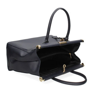 Borsa a mano da donna - Modello Aleria - Vera pelle - 35.0 x 26.0 x 16.0 cm