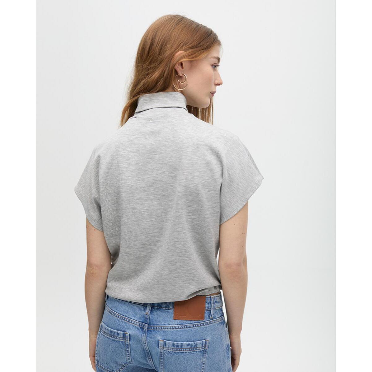 T-Shirt Collo Alto Vita Regolabile