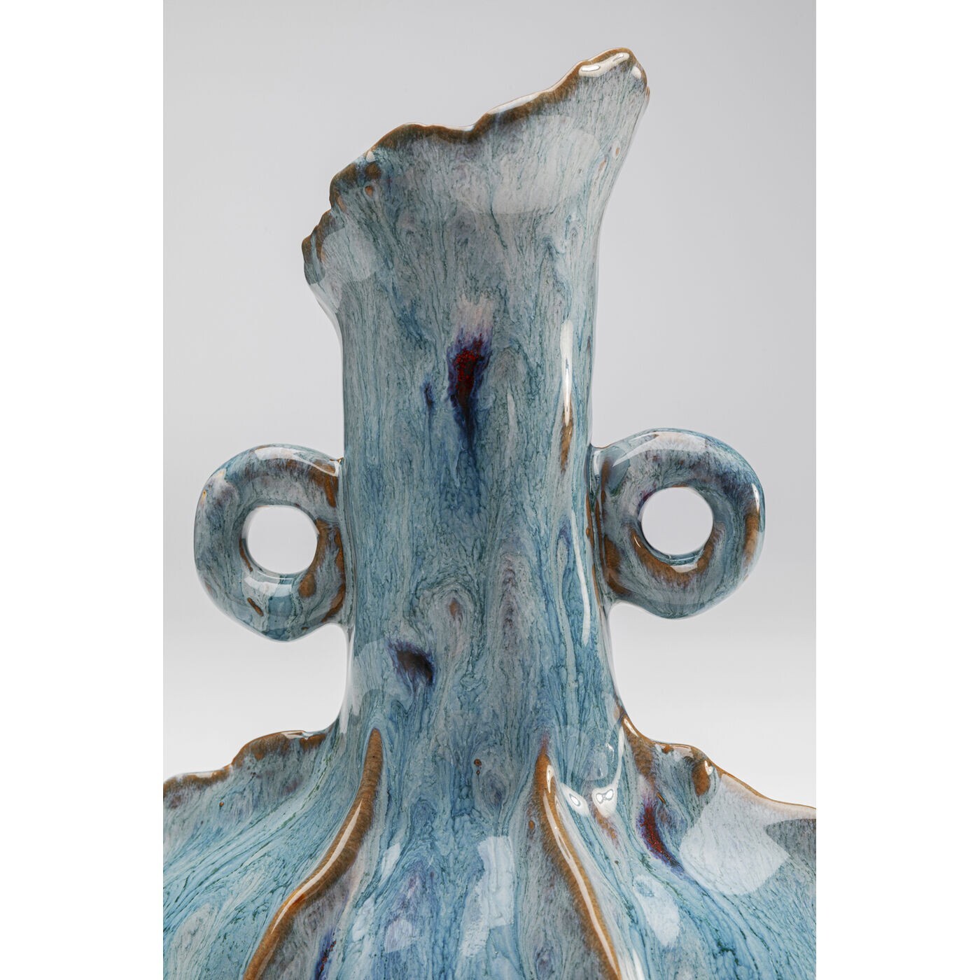 Vase Mina hanses bleu Kare Design