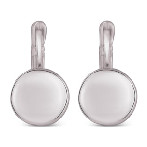 Pendientes Lux by Lux acabados en Rodio