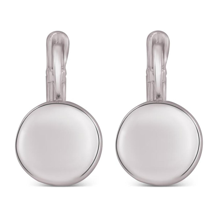 Pendientes Lux by Lux acabados en Rodio