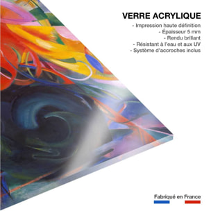 Tableau d'art classsique Fighting forms par Franz Marc Tableau plexiglas