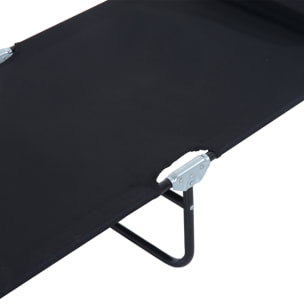 Bain de soleil pliable – Dossier 4 positions – Coussins inclus