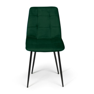 Chaises Linda - Mix color - Vert, gris clair, gris foncé, jaune