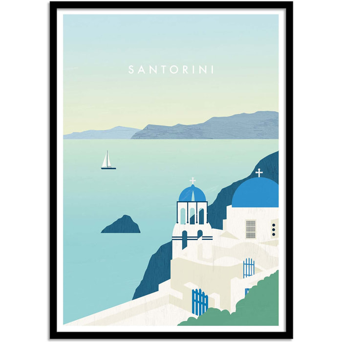 Affiche - Santorini - Katinka Reinke