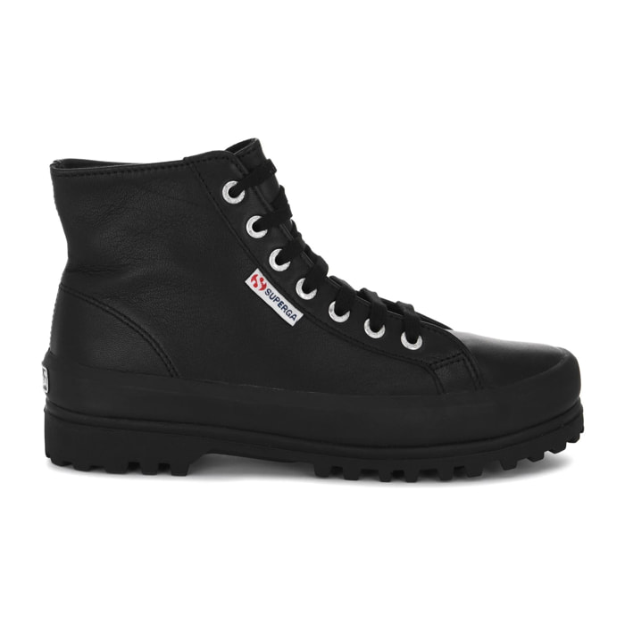 Stivaletti Superga Uomo Donna Nero 2341 Alpina Nappa