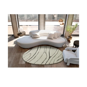 NIAMEY Alfombra abstracta blanco, varias medidas disponibles.