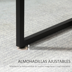 Mesa Auxiliar de 2 Estantes Mesita de Salón para Dormitorio Estudio 45x35x48 cm