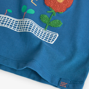 Camiseta punto con botones de niña -BCI