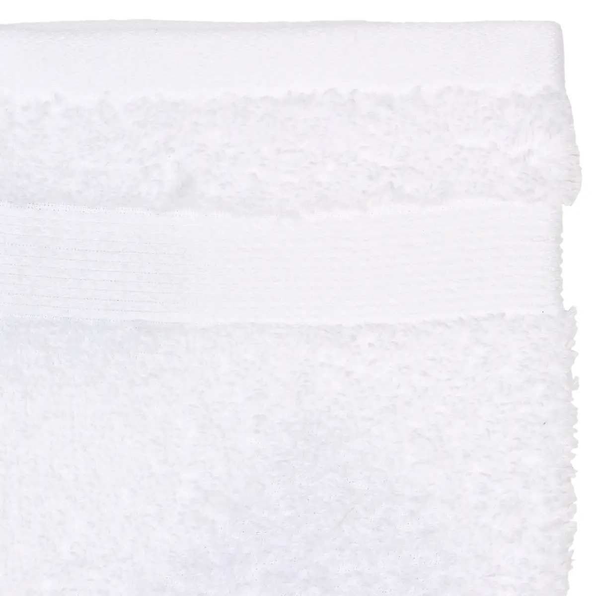Lot de 2 gants de toilette - coton 450 gr/m² - blanc 15x21 cm