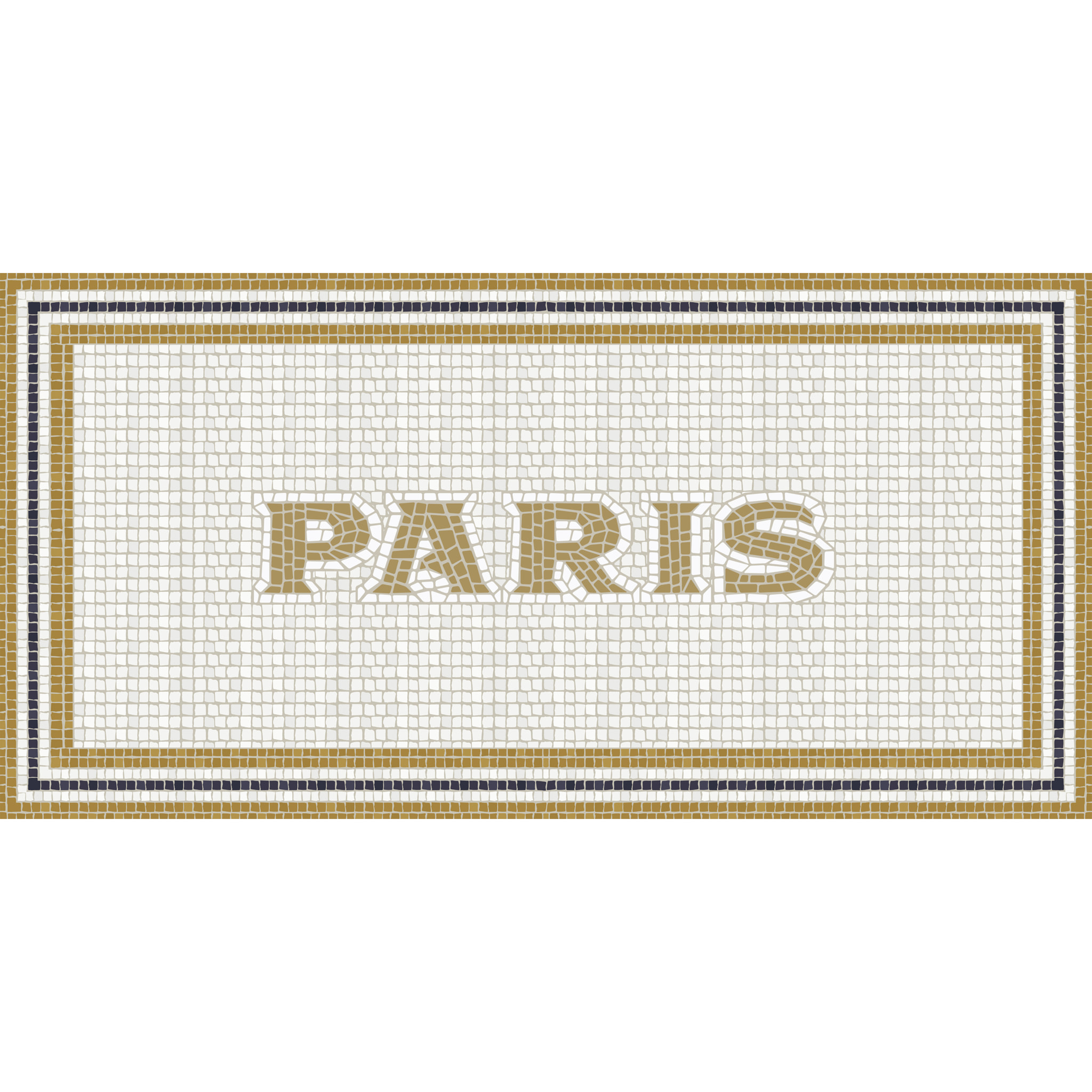 Alfombras vinílicas de Ceramiko - Mosaico romano "Paris"